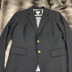 Jcrew schoolboy blazer black size 2
